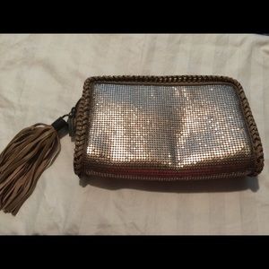 Clutch with tassel